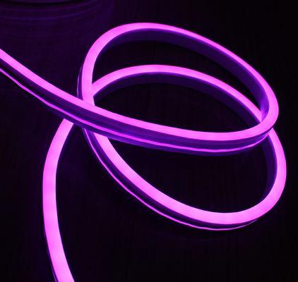 12V Ультратонкий RGB Изменяющий цвет неоновый шнур Гибкая плоская поверхность 11x19 мм боковой вид