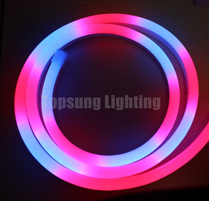 24V цифровой RGB LED неоновый Flex Rope Light dmx сигнал входный светодиодный пиксельный полоса