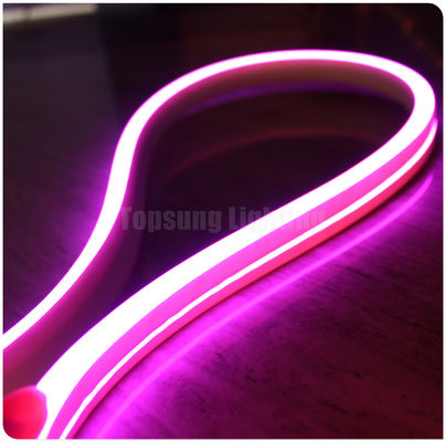 Розовый цвет 24В оптовые светодиодные гибкие неонные ленты свет плоский излучающий Рождество SMD неонные гибкие трубы