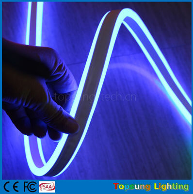 Двухсторонний неоновый флекс 8*18 мм мини размер светодиодный неонфлекс лента лента 24в синий цвет