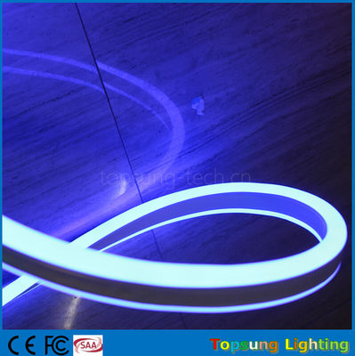 Двухсторонний неоновый флекс 8*18 мм мини размер светодиодный неонфлекс лента лента 24в синий цвет