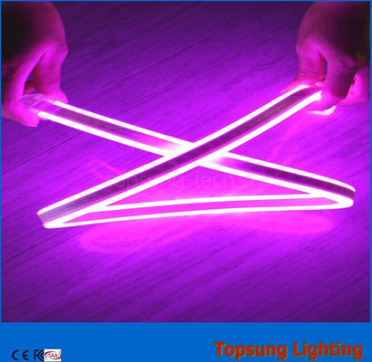 розовый цвет 240В светодиодный двусторонний гибкий неонный свет 8*17 мм для наружного использования