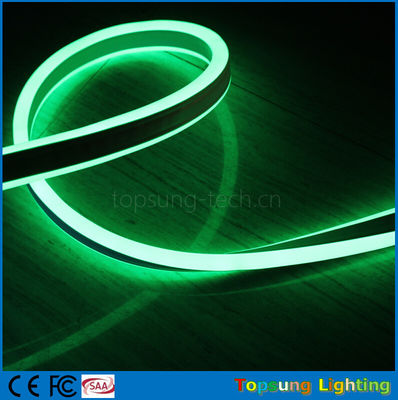 зеленый высоковольтный светодиодный двусторонний гибкий неоновый свет 120В 8,5*17 мм