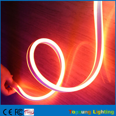 100м красный мини-свет подсветка 110В 8,5*18мм 4,5вт подсветка двусторонний гибкий неоновый свет