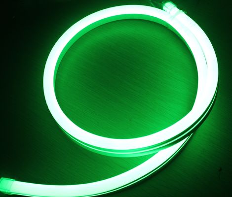Качество 11х18мм Сверхяркий SMD2835 Новый светодиодный гибкий неоновый шнур светло-зеленый цвет 12 вольт цветная куртка ПВХ