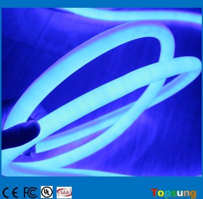 360 светодиодный неон флекс SMD светодиодные светодиодные ленты 24В водонепроницаемая наружная декоративная веревка синий цвет 220В