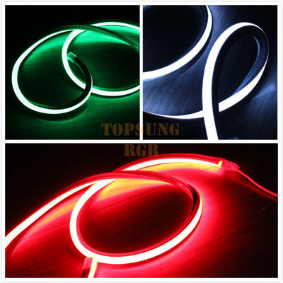Квадратная светодиодная лента RGB Neon Flex Rope Light водонепроницаемая 220V Гибкое наружное освещение