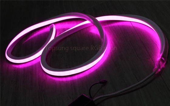Квадратная светодиодная лента RGB Neon Flex Rope Light водонепроницаемая 220V Гибкое наружное освещение