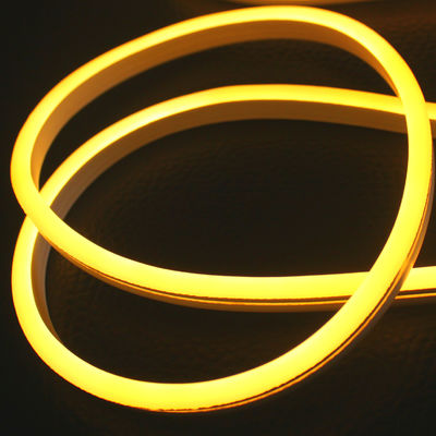 Супер яркие микро гибкие светодиоды неон трубы веревки световые полосы желтый 2835 smd освещение силиконовый неонфлекс 24в