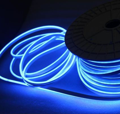 24В синий цветовой светодиодный неоновый флекс мини 6мм микро неоновые фонари 5 см резки
