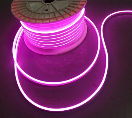 12В розовые светодиодные неонные флекс мини 6мм 2835 SMD световые полосы
