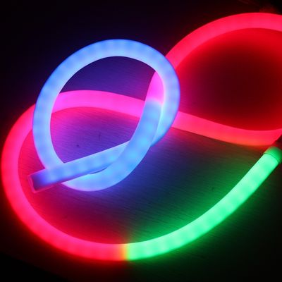 водонепроницаемость IP68 SMD5050 многоцветный 360 цифровой RGB неон ws2811 Pixel Chasing LED Neon flex
