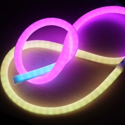 Высококачественный DMX RGB Гибкий LED Неон Пиксель Dream Цвет световой трубы 360 градусов круглый полоса