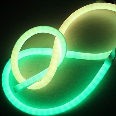 RGB светодиодный свет ленты изменяющий цвет светодиодный неоновый веревка свет небольшой ночной свет 360