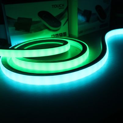 Цифровая мигающая лампа SMD LED 5050 RGB с IC Neon 12V 17x17mm квадратные цифровые неон-флексные огни