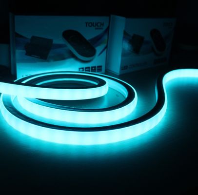 Цифровая мигающая лампа SMD LED 5050 RGB с IC Neon 12V 17x17mm квадратные цифровые неон-флексные огни