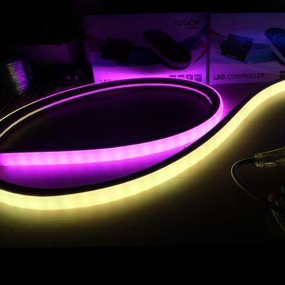 17x17 мм квадратный цифровой SMD5050 RGB Flex LED Neon с идеальным эффектом смешивания цветов
