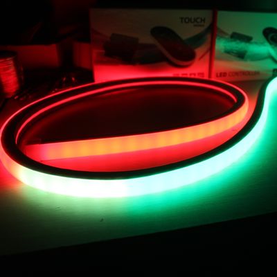 Magic DMX Led Neon Tube тонкий 17 мм * 17 мм квадратный цифровой неон-флекс 10 пикселей/M rgb