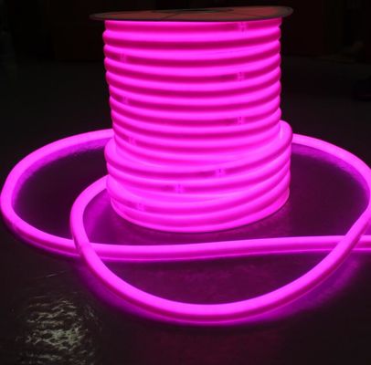 120V фиолетовый светодиодный гибкий неонный трубку smd2835 120leds/m светодиодный неонный флекс круглый свет 360 градусов