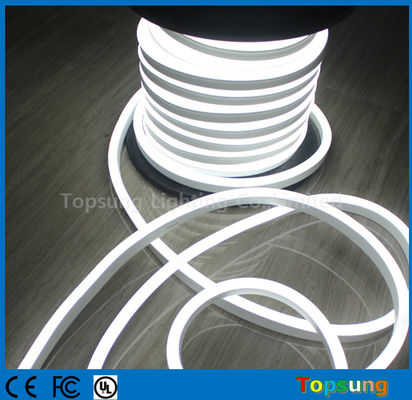 Белый высокопроизводительный неоновый светодиодный гибкий веревочный свет 12 В водонепроницаемый легкий изгиб неоновый светодиодный гибкий трубку