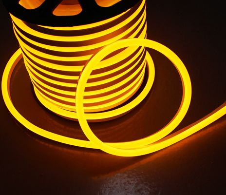 Высокая яркость SMD2835 IP68 желтый светодиодный неон флекс ленты веревки свет 110в