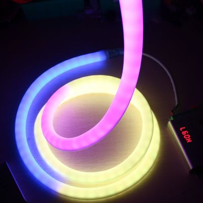 RGB Pixel LED Neon цифровой 360 градусов Neon Flex трубка P943 DMX полосы 18 мм диа
