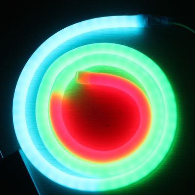 Полноцветный изменяющийся программируемый DMX Led Flex Neon 360 LED light neon замена пиксельной трубы