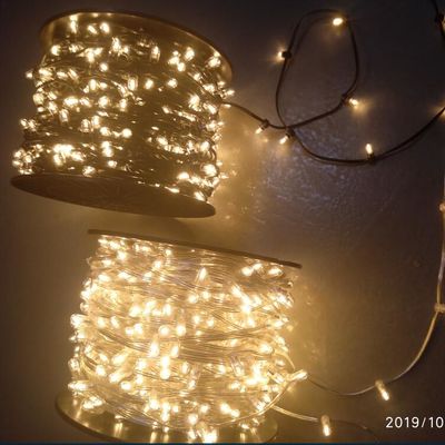 Наружные украшения для деревьев Рождество многоцветные светодиоды 12В светодиодные клип-светильники праздничное освещение