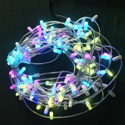 100м светодиодные лампы на струнных стеклах на открытом воздухе кристаллический клип медные фейри-лампы 666 светодиодные 12В ргб рождественский свет