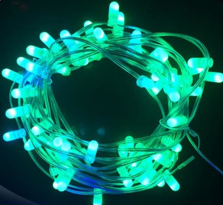 Бренд 100м 12в фейри шнур 666 с LED IP67 для низкого напряжения свет зеленый рождественский гирлянды