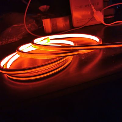 50м Гибкая лента излучающая свет 24V просмотр квадратный УФ красный светодиодный неоновый флекс