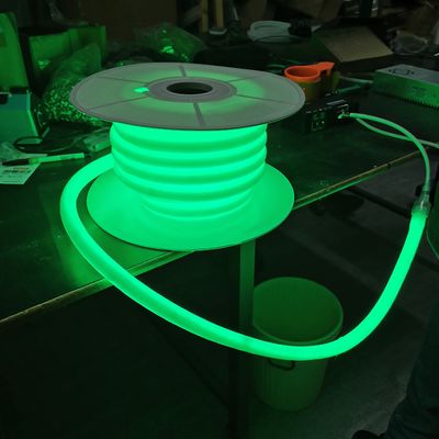 50м катушка RGB светлая полоса неоновый наружной RGBww 24V неонофлекс трубки 360 градусов гибкий шланг