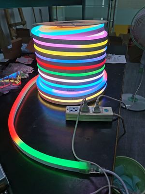 24V/12V полноцветный программируемый умный цифровой двусторонний 5050 пикселей RGB Led Neon Flex